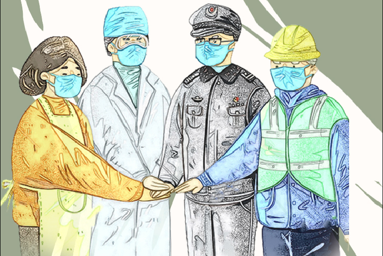 手繪長圖|甘肅戰(zhàn)“疫”故事，“硬核”之下的溫情