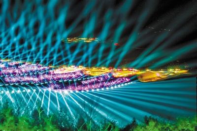 蘭山每晚都有炫酷燈光秀 你想看嗎？