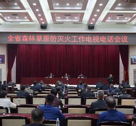 甘肅省森林草原防滅火工作電視電話會(huì)議召開(kāi) 李沛興出席并講話