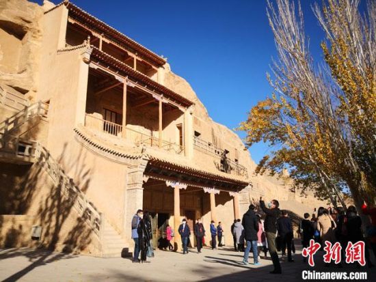 圖為敦煌莫高窟藏經(jīng)洞。(資料圖) 馮志軍 攝