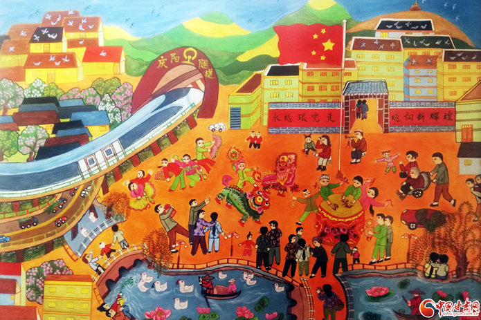 甘肅農(nóng)民畫(huà)作品展在蘭開(kāi)展