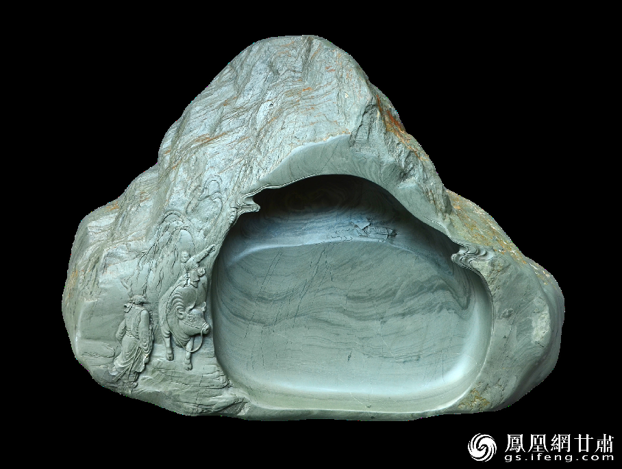 洮硯石質(zhì)細(xì)潤(rùn)堅(jiān)實(shí)，潑墨如油不損毫，書寫流利生輝。資料圖