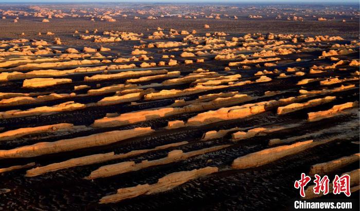敦煌雅丹世界地質(zhì)公園。(資料圖) 敦煌市委宣傳部供圖