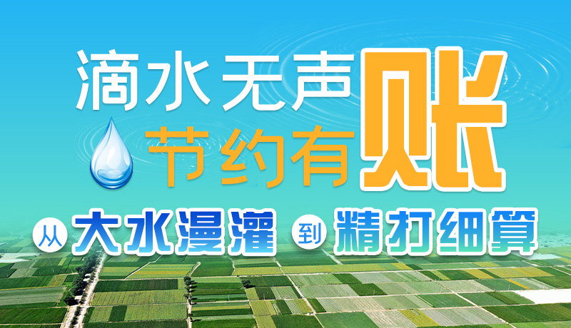 手繪|滴水無聲，節(jié)約有賬 ——從大水漫灌到“精打細(xì)算”