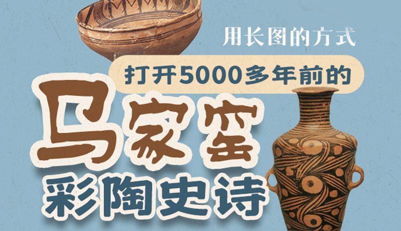 用長圖的方式，打開5000多年前的馬家窯彩陶史詩