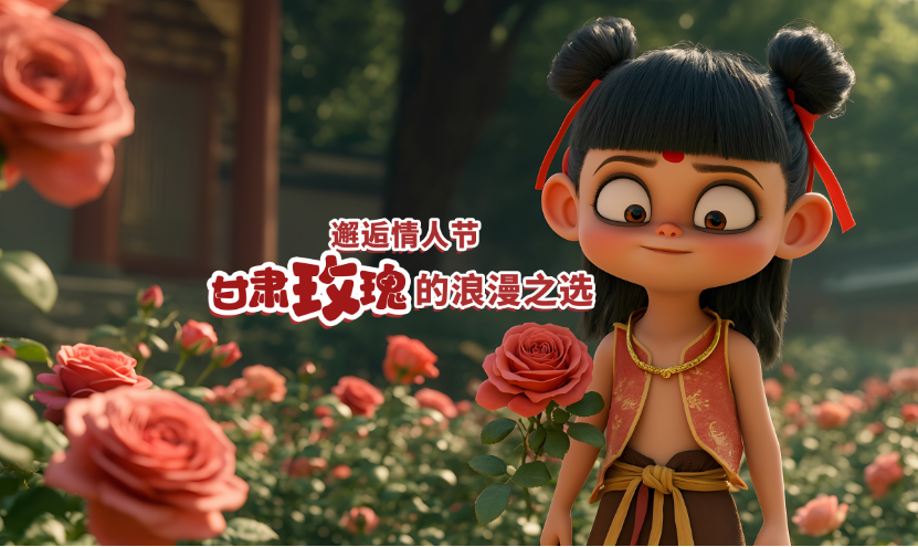AI視頻 | 邂逅情人節(jié)，甘肅玫瑰的浪漫之選